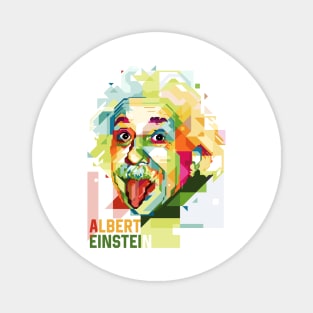 Albert Einstein POP ART Magnet